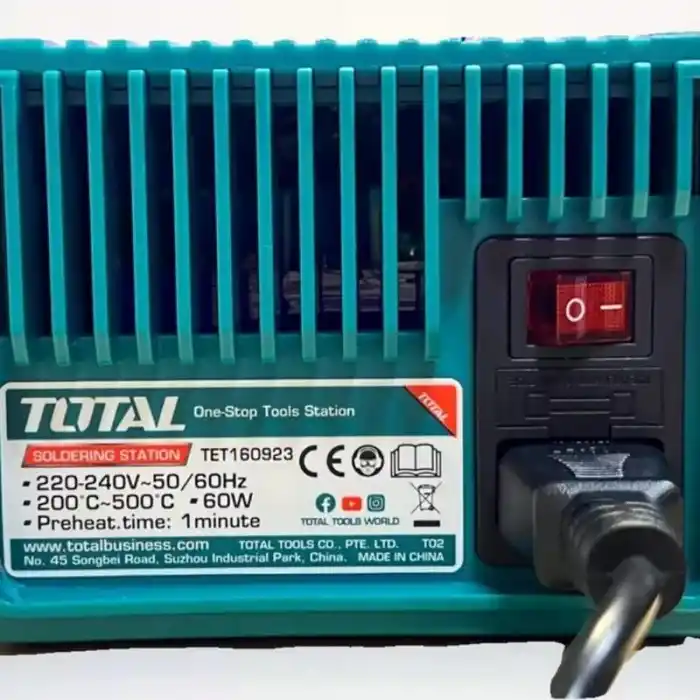 Total TET160923 Devir Ayarlı İstasyonlu Havya