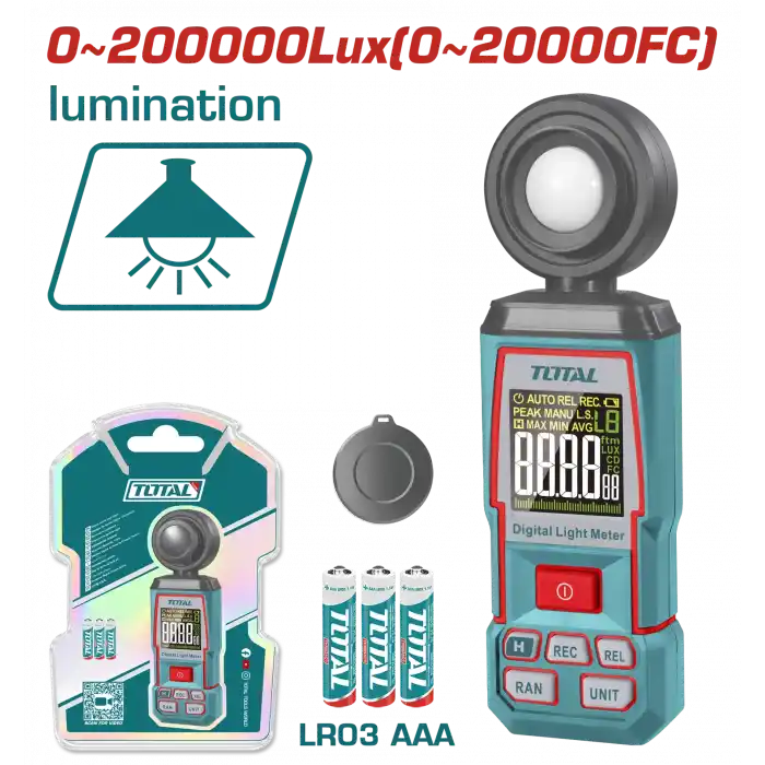 Total TETLU031 Dijital Lüxmetre