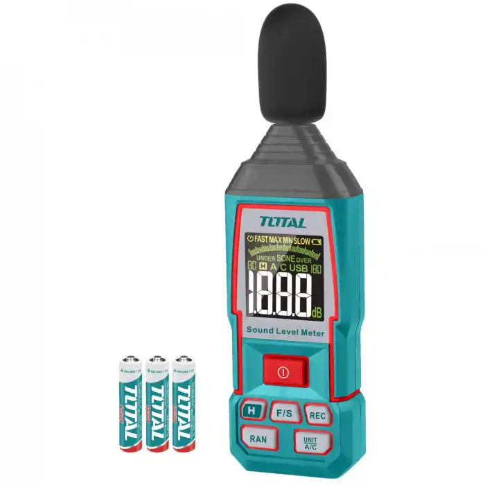 Total TETSL031 Dijital Ses Seviyesi Ölçer Desibelmetre
