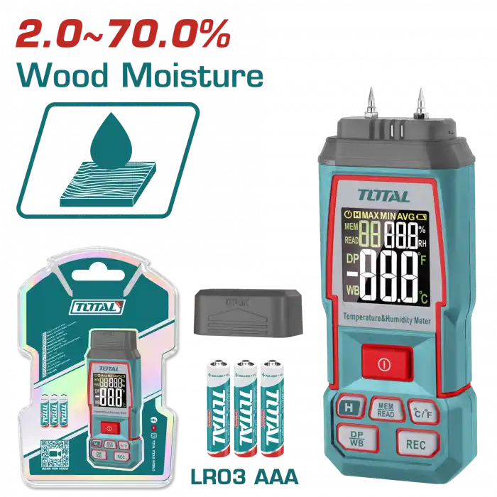Total TETWM031 Ahşap Nem Ölçer