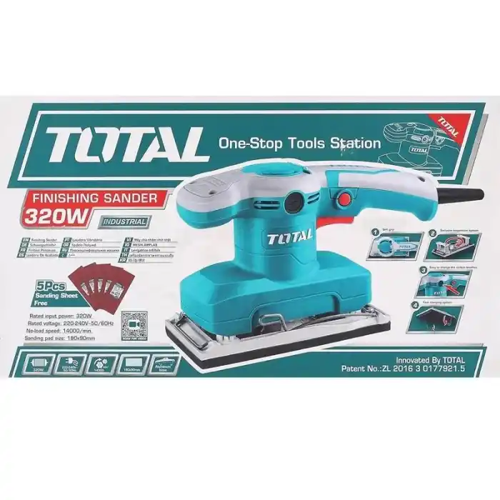 Total TF1301836 Titreşimli Zımpara