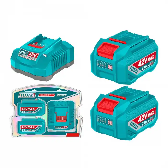 Total TFBCPM20221E 42V Akü ve Şarj Cihazı Seti