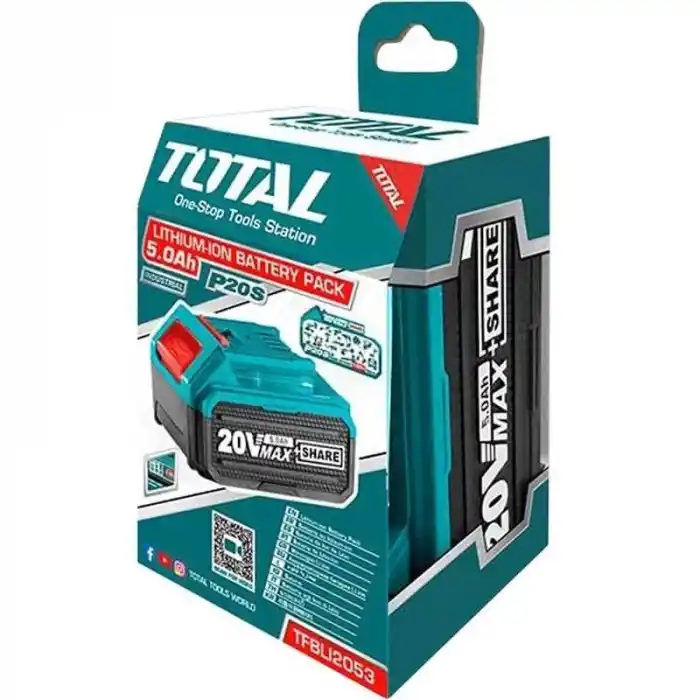 Total TFBLI2053 20V 5.0Ah Lityum İyon Yedek Akü Batarya