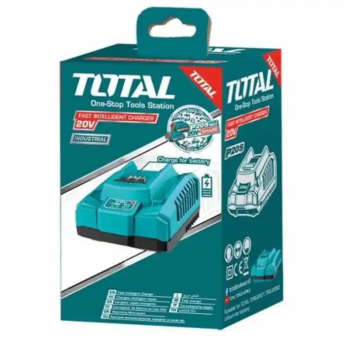 Total TFCLI20411E Lityum Piller için Hızlı Akıllı Akü Pil Şarj Cihazı