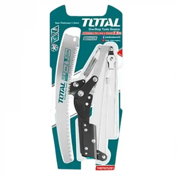 Total THEPS25281 Teleskopik Testere ve Yüksek Dal Budama Makası