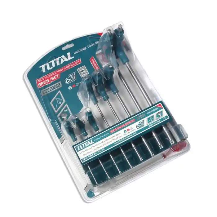 Total THHW80836 T-Saplı Tork Alyan Anahtar Seti 8 Parça