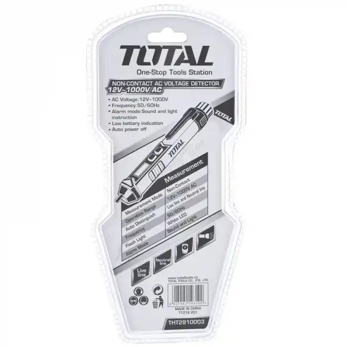 Total THT2910003 12V-1000V Voltaj Dedektörü