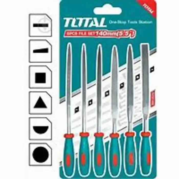 Total THT91462 6 Parça İnce Eğe Seti