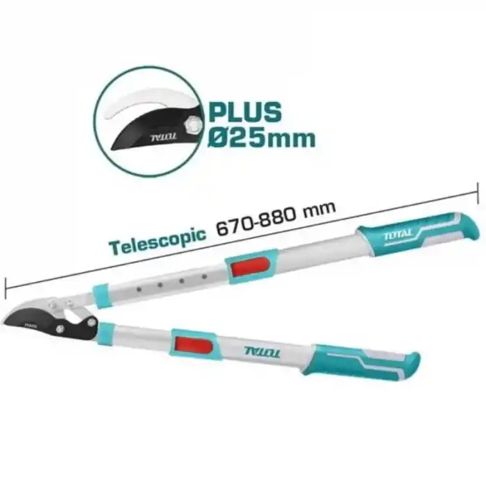 Total THTS1527406 670-880mm Teleskopik Budama Makası