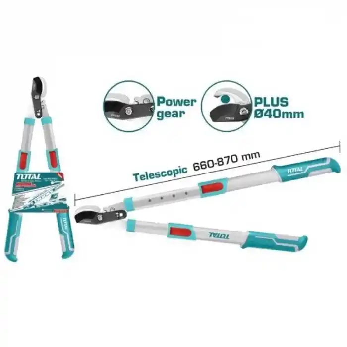 Total THTS1527416 Teleskopik Dal Budama Makası