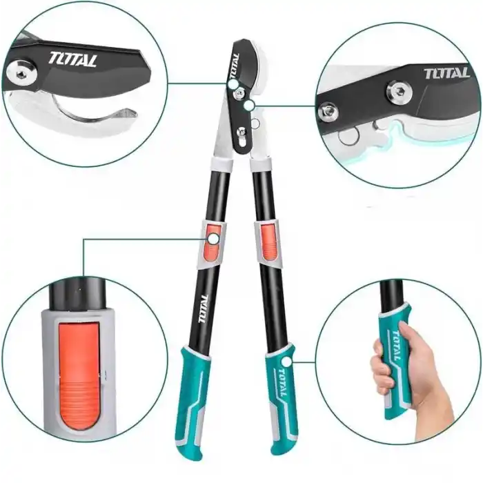 Total THTS1527416 Teleskopik Dal Budama Makası