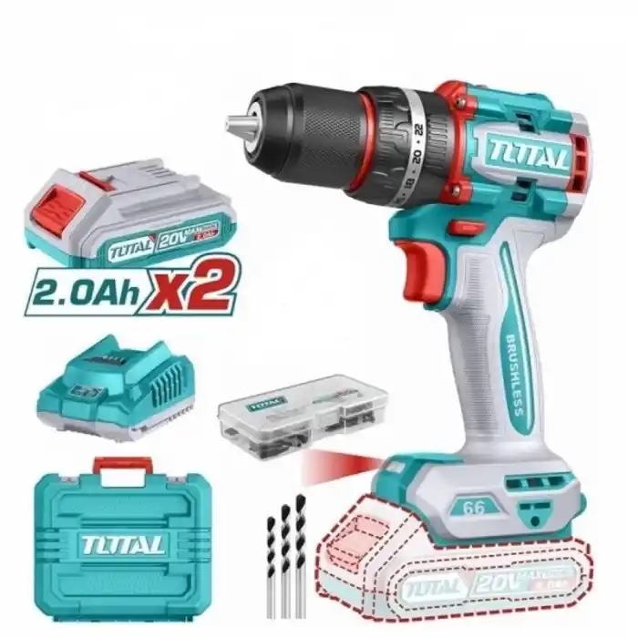 Total TIDLI20668E Akülü Darbeli Kömürsüz Matkap