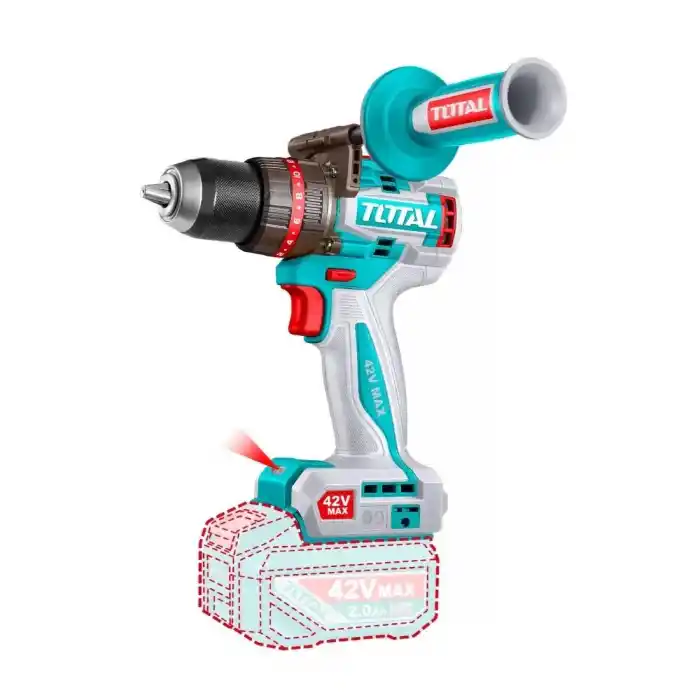 Total TIDLI429982E Akülü Darbeli Matkap 42V