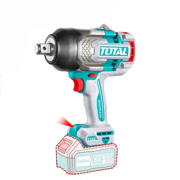 Total TIWLI201751 Akülü Solo Somun Sökme Sıkma 1750 NM