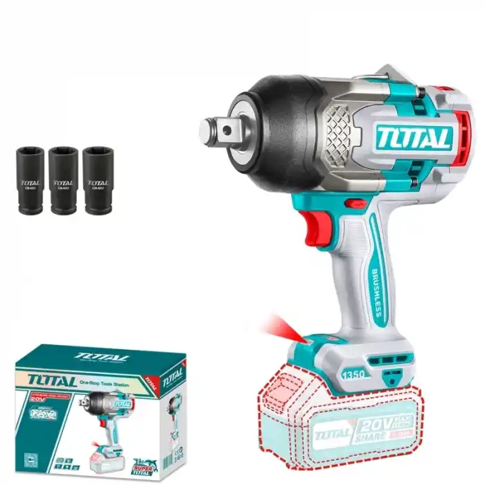 Total TIWLI201751 Akülü Solo Somun Sökme Sıkma 1750 NM