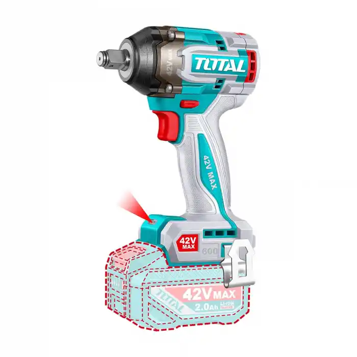 Total TIWLI42602E Akülü Somun Sıkma Sökme 600Nm