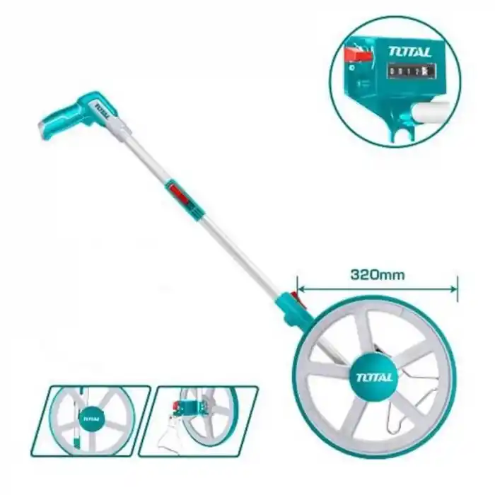 Total TMT19945 Tekerlekli Mesafe Ölçer Yol Arazi Metresi