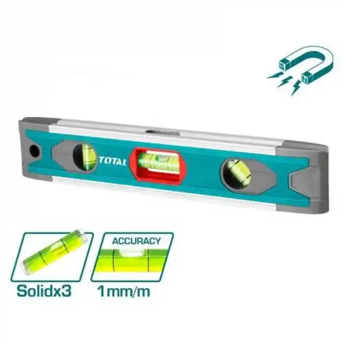 Total TMT2235 Mıknatıslı Mini Cep Su Terazisi 22cm