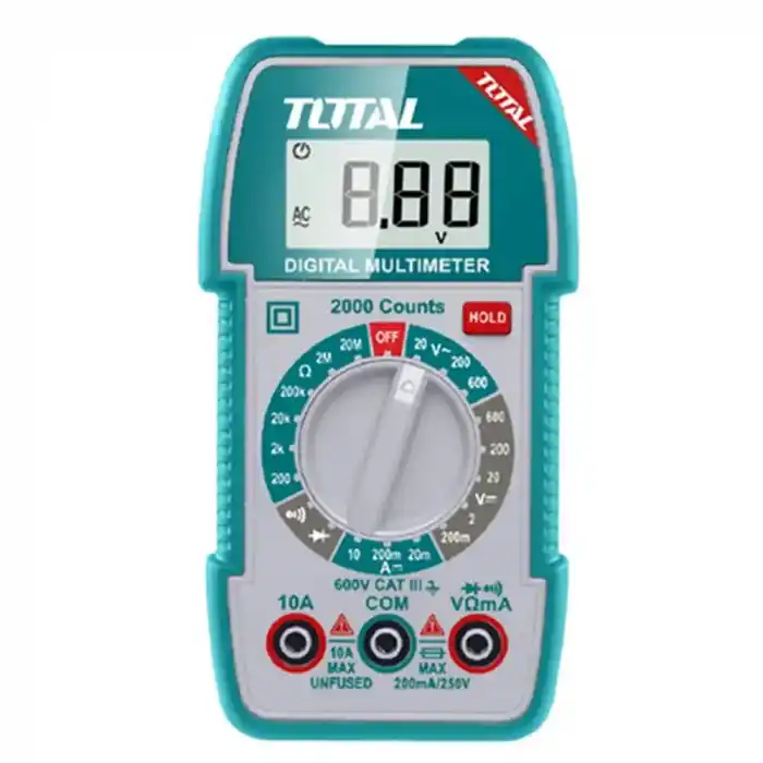 Total TMT5360011 600V 2000 Sayımlı Manuel Aralıklı Dijital Multimetre