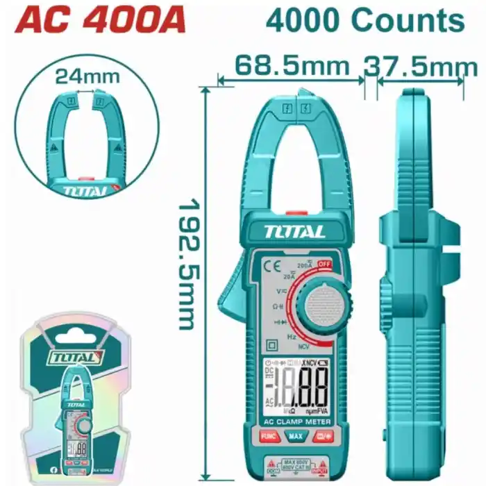 Total TMT762001 Dijital AC Pensampermetre