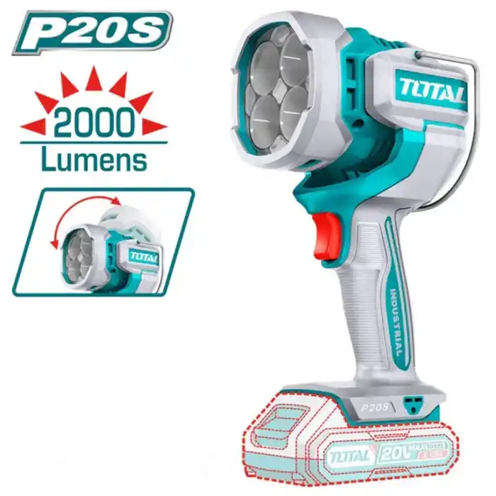 Total TWLI20885 Solo Akülü Ledli Çalışma El Feneri