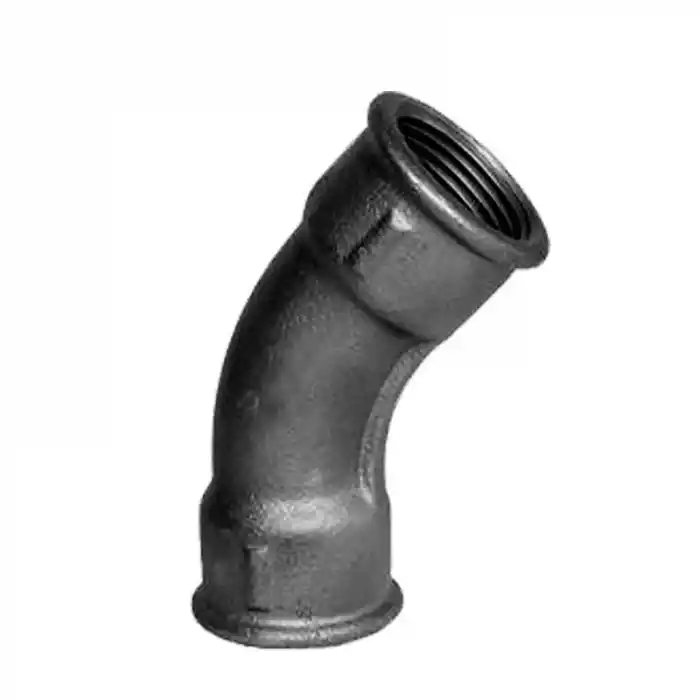 Trakya Döküm 4 Siyah İç Dişli Deveboynu 45°