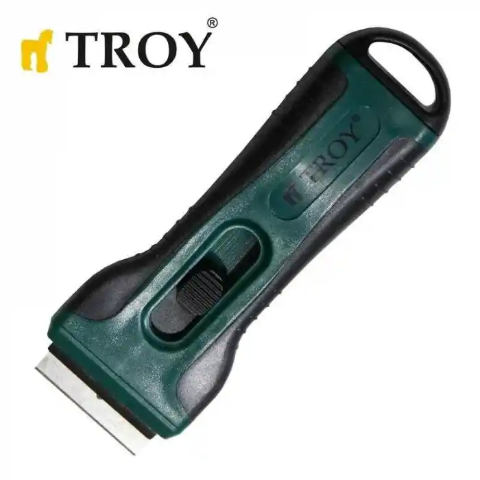 Troy 21607 Plastik Kazıma Bıçağı, 4 Yedek Bıçaklı