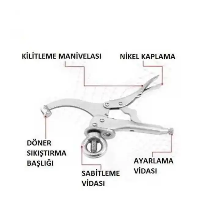 Troy 21801 Matkap Tezgahı Mengenesi 23cm