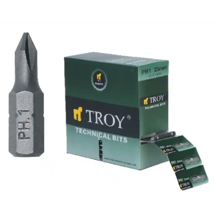 Troy 22252 Bits Uç Seti (PH2x25mm, 100Adet)