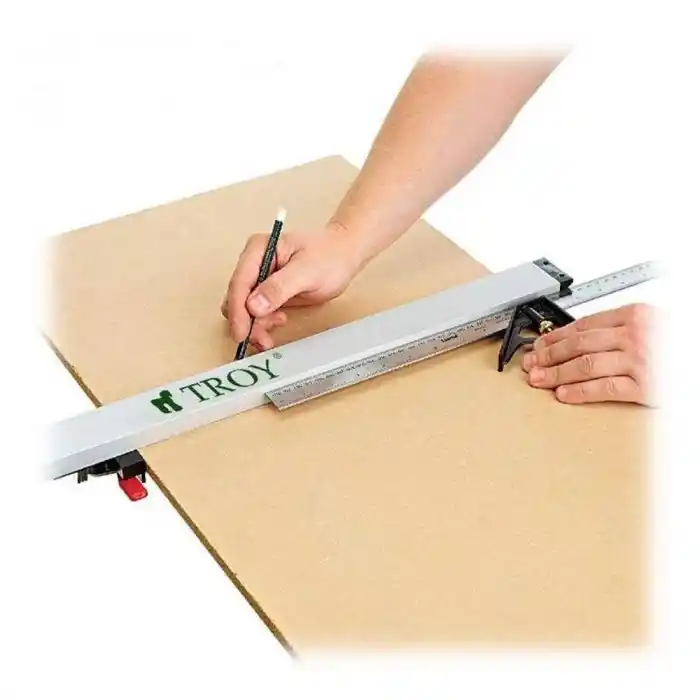 Troy 25006 Kıskaçlı Alüminyum Testere Kılavuzu 91cm