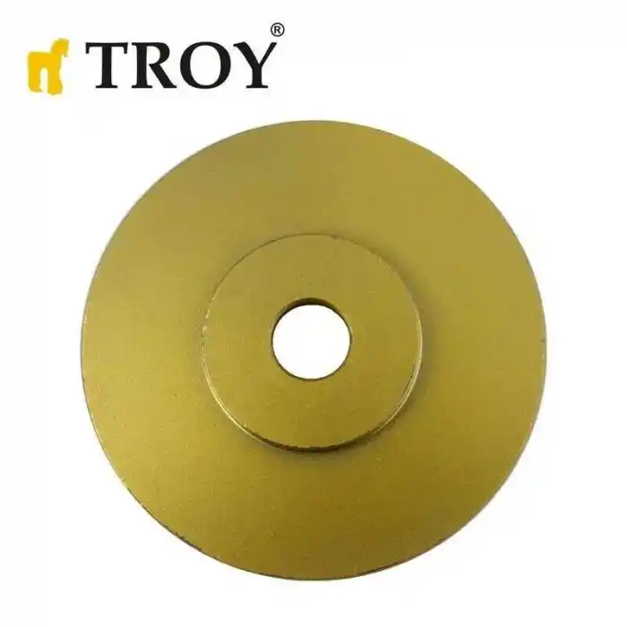 Troy 25077 Avuç Taşlama için Ahşap Aşındırıcı Törpü Diski, Yarı Küre 125mm