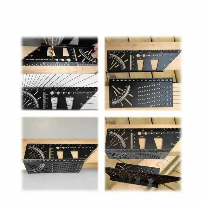 Troy 25901 Alüminyum Kırlangıç Geçme İşaretleme Gönyesi 215mm