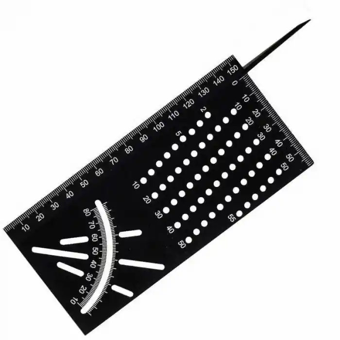 Troy 25901 Alüminyum Kırlangıç Geçme İşaretleme Gönyesi 215mm