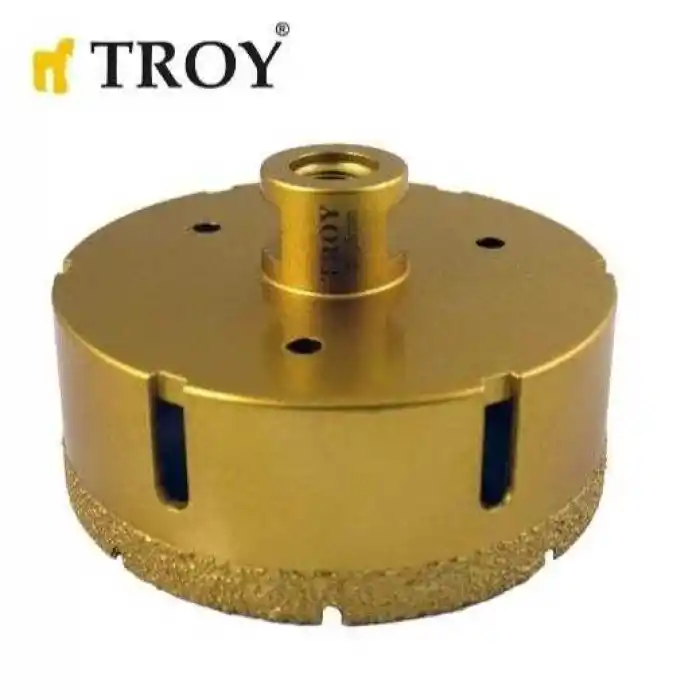 Troy 27450-105 Avuç Taşlamalar için Seramik Kuru Elmas Delici 105mm