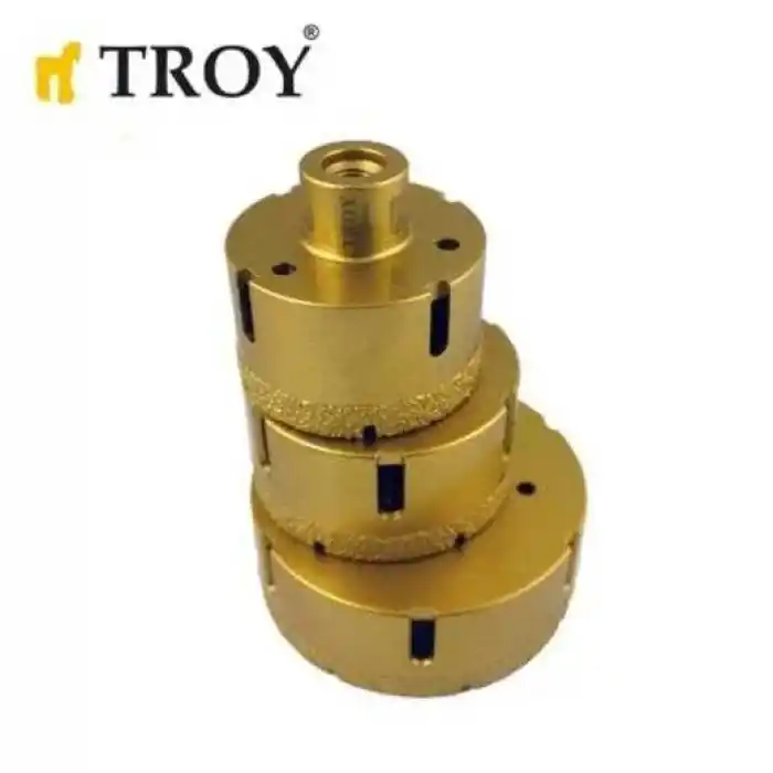 Troy 27450-68 Avuç Taşlamalar için Seramik Kuru Elmas Delici 68mm