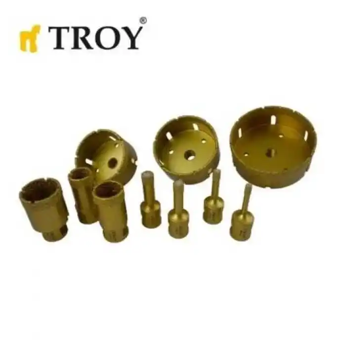Troy 27450-68 Avuç Taşlamalar için Seramik Kuru Elmas Delici 68mm