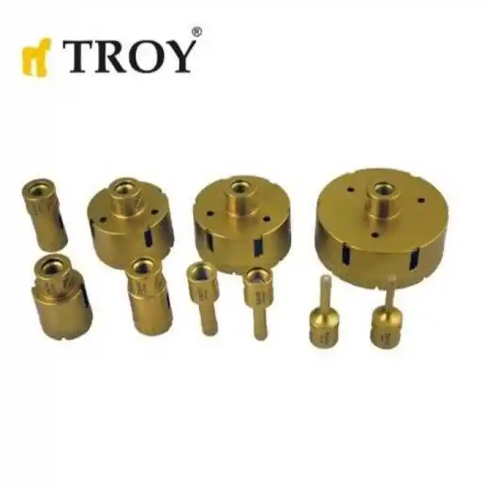 Troy 27450-80 Avuç Taşlamalar için Seramik Kuru Elmas Delici 80mm