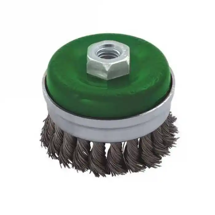 Troy 27708-100 Burma Telli Kuşaklı Çanak Fırça (100mm)