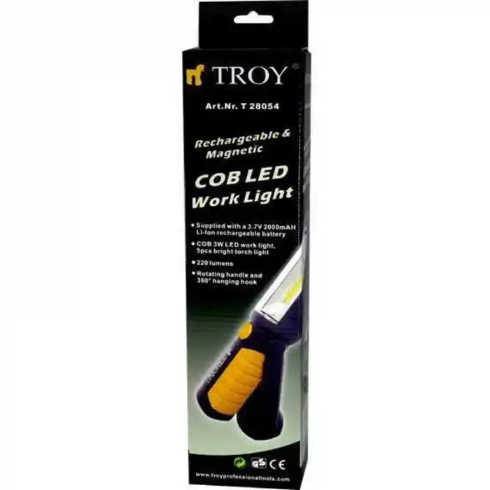 Troy 28054 Şarjlı COB LED Çalışma Lambası