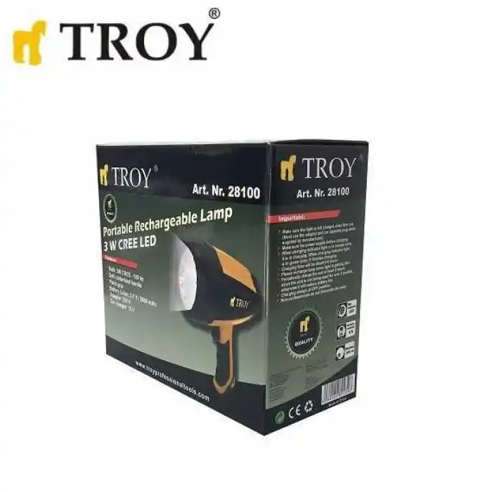 Troy 28100 Şarjlı CREE LED El Feneri