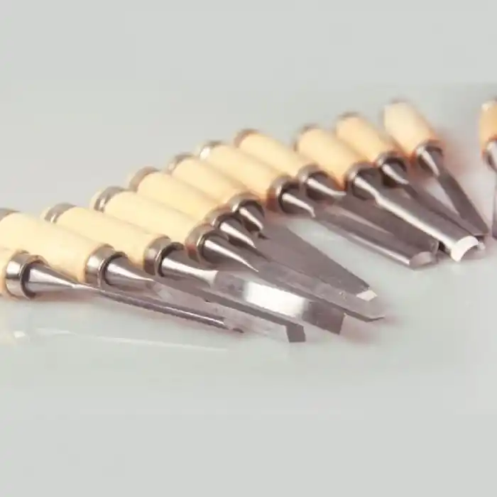 Troy T25004 Ahşap 12 Parça Oyma Bıçak Seti