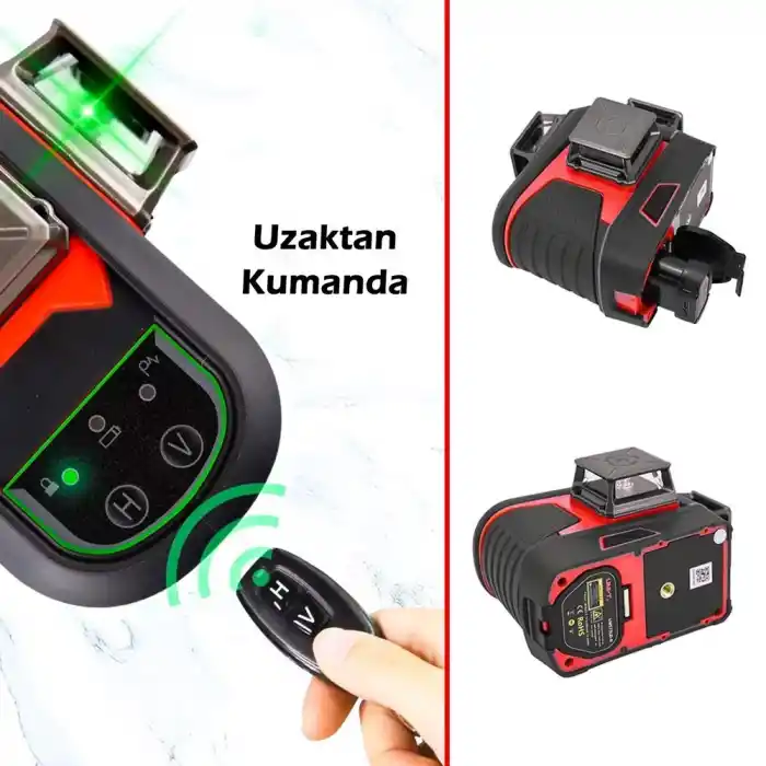 Uni-t LM573LD-II Akülü Yeşil Çizgi Lazer Hizalama 40 Mt