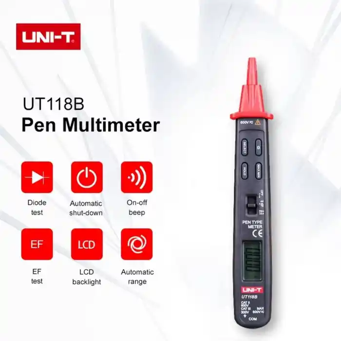 Uni-t UT118B Kalem Tipi Dijital Multimetre