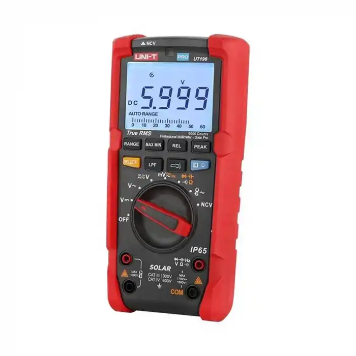 Uni-T UT196 1700V DC True RMS Profesyonel Solar Multimetre