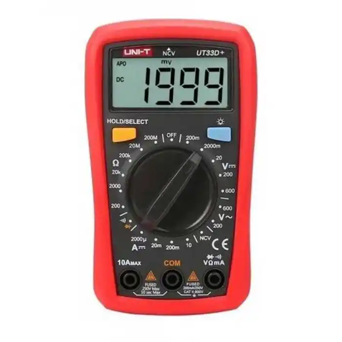Uni-t UT33D+ Dijital Multimetre 600V 10A
