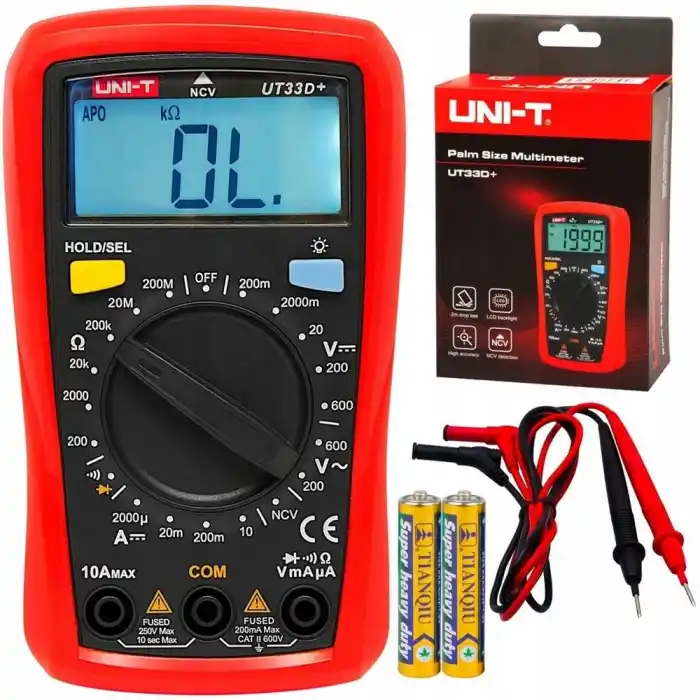 Uni-t UT33D+ Dijital Multimetre 600V 10A