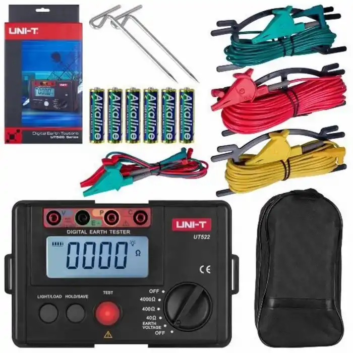 Uni-t UT522 Dijital Topraklama Megeri Test Cihazı