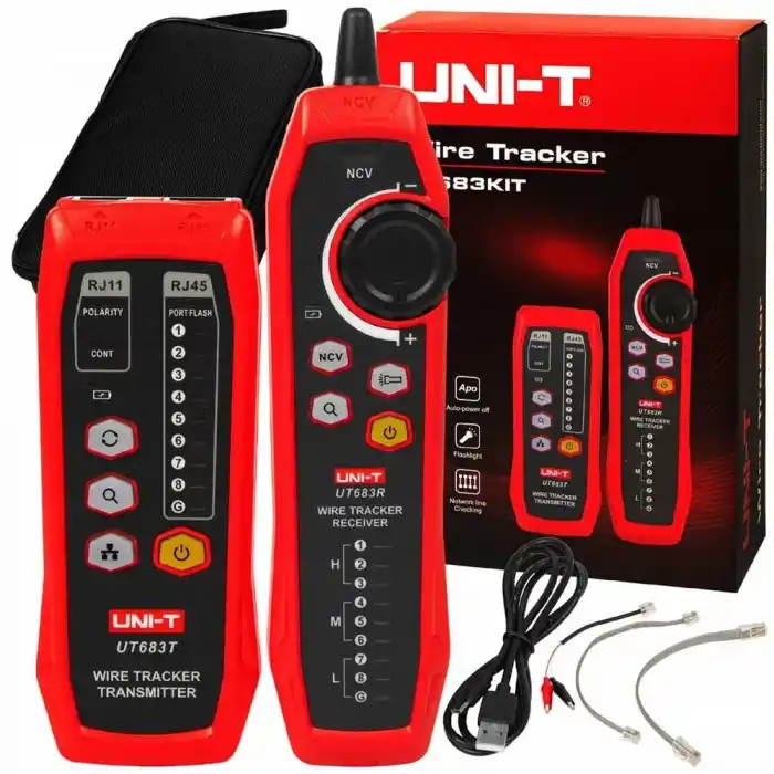 Uni-t UT683KIT Network Kablo Bulucu Test Cihazı