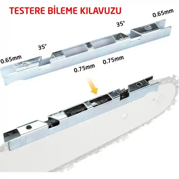 Vinko 03132 7’li Bileme Eğe ve Testere Tutucu Seti