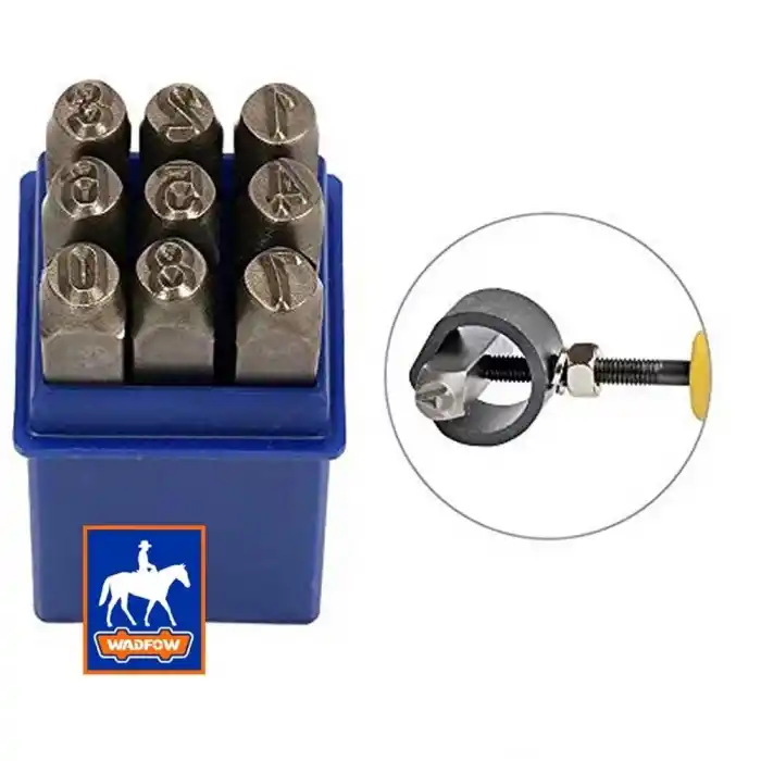 Wadfow WCC9593 Rakam Zımba Seti 9 Parça 6 mm